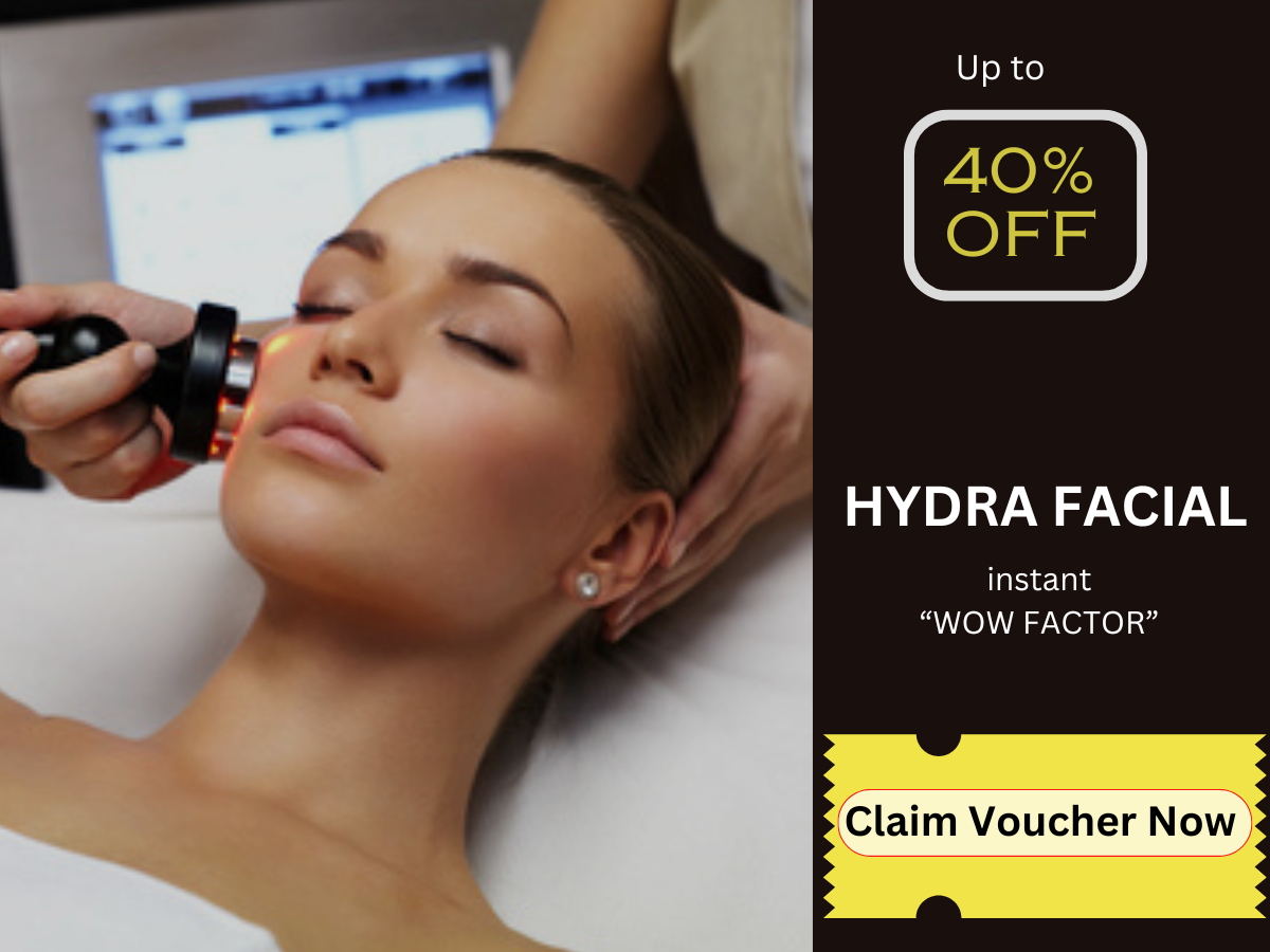 40% off Discount Voucher for Hydrafacial